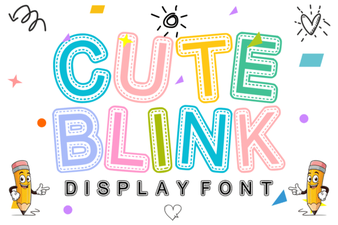 Free Cute Blink Fonts for Your Creative Projects