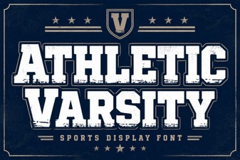 Craft Your Sports Identity with Athletic Varsity Font