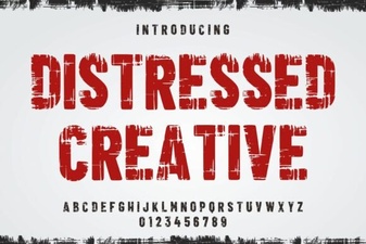 Best Distressed Fonts for Creative Design Projects
