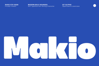 Makio Font: Elegant Geometric Design for Modern Projects