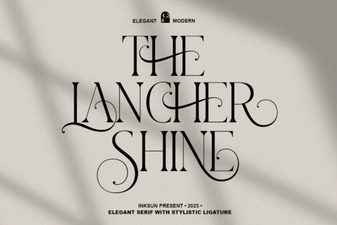 Unlock Design Ideas with Lancher Shine Font